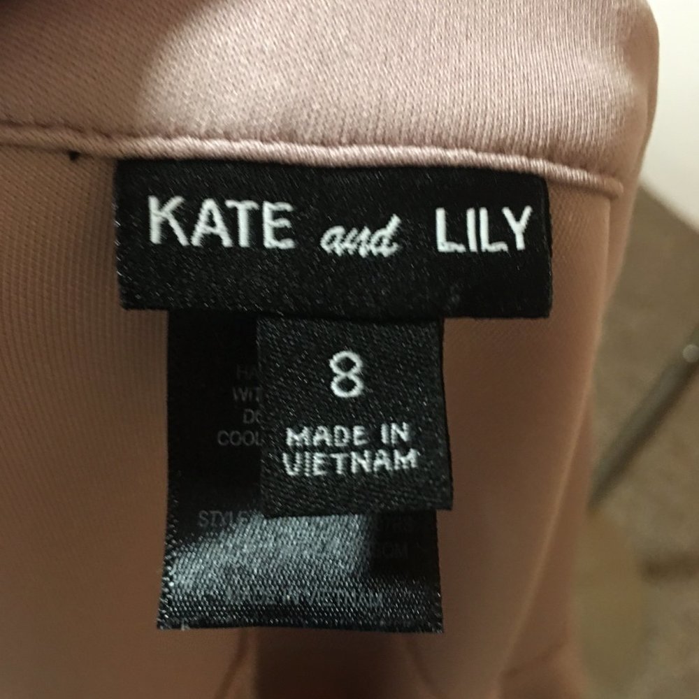 Kate and Lily Zip Up Blush Dress - Picture 6 of 7